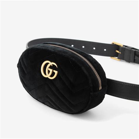 gucci belt shoulder bag|gucci belt bag black velvet.